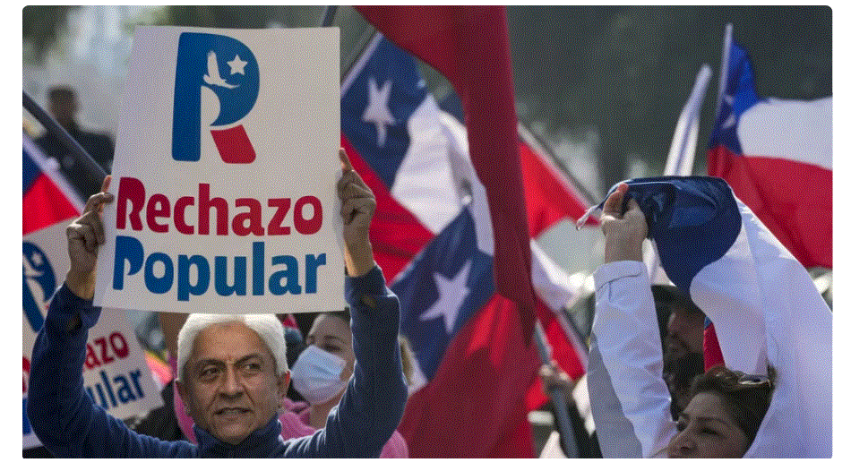 Chili: les opposants à la nouvelle Constitution se mobilisent
