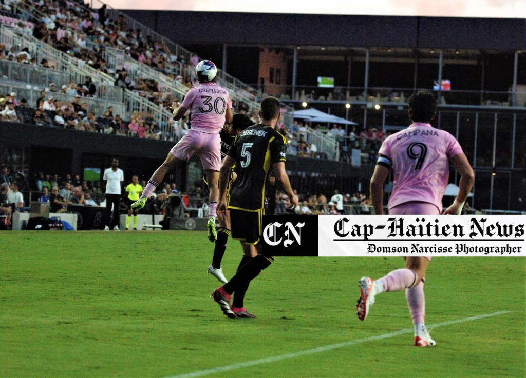 Un but à la dernière minute permet à l'Inter Miami d'arracher le match nul contre le Crew