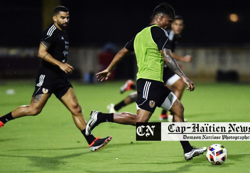 Les images du premier entraînement,  l’équipe nationale de football du Venezuela