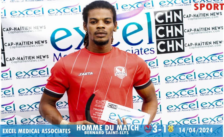 Real Hope 3-1 Racing FC Parc Résigné de Milot: Homme du Match Bernard Saint-Elys