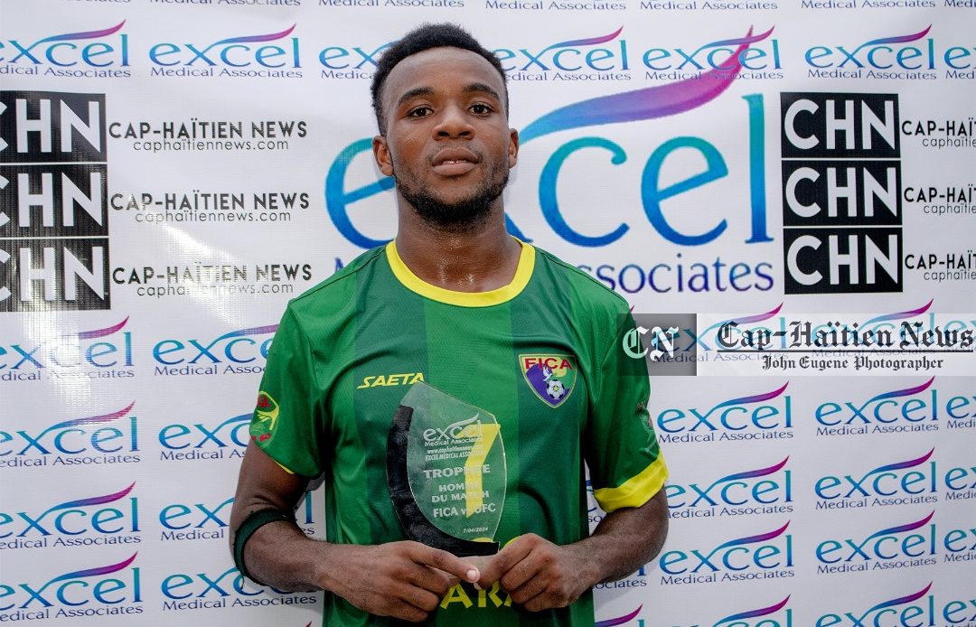 Jean Jacques John Erly, l’unique buteur du match FICA – Ouanaminthe FC était au micro de Cap-Haïtien News avec notre confrère Buteau.