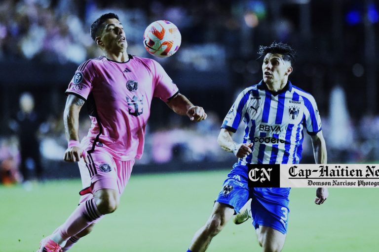 Inter de Miami, toujours sans Messi, tombe à domicile face au club mexicain Monterrey 2-1 au cours du match aller des quarts de finale de la Coupe des clubs champions de la CONCACAF.