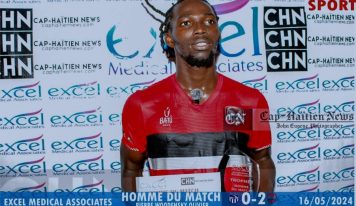 Homme du match Le Real Hope Academy -Tempête FC: Pierre Woodensky Olivier