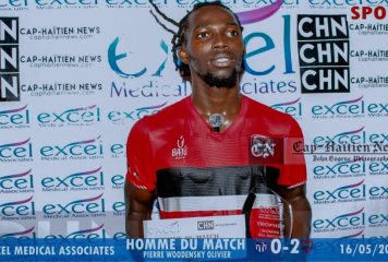 Homme du match Le Real Hope Academy -Tempête FC: Pierre Woodensky Olivier