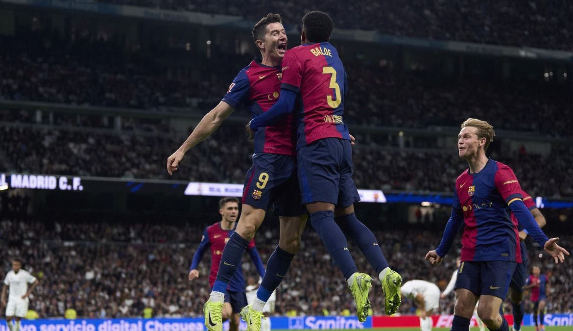 Foot-La Ligua:Le FC Barcelone, avec sa colonie de la Masia, a humilié le Real Madrid 4-0 au Bernabeu pour le premier clasico de la saison 24-25.