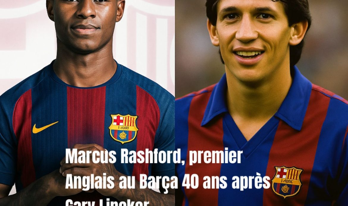 𝐓𝐑𝐀𝐍𝐒𝐅𝐄𝐑𝐓 𝐇𝐈𝐒𝐓𝐎𝐑𝐈𝐐𝐔𝐄 : 𝐌𝐚𝐫𝐜𝐮𝐬 𝐑𝐚𝐬𝐡𝐟𝐨𝐫𝐝, 𝐩𝐫𝐞𝐦𝐢𝐞𝐫 𝐀𝐧𝐠𝐥𝐚𝐢𝐬 𝐚̀ 𝐩𝐨𝐫𝐭𝐞𝐫 𝐥𝐞 𝐦𝐚𝐢𝐥𝐥𝐨𝐭 𝐝𝐮 𝐁𝐚𝐫𝐜̧𝐚 𝐝𝐞𝐩𝐮𝐢𝐬 𝐆𝐚𝐫𝐲 𝐋𝐢𝐧𝐞𝐤𝐞𝐫 !