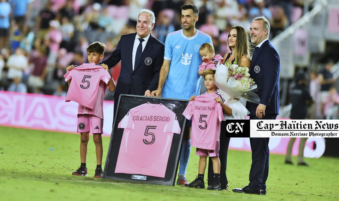 Une légende à l&rsquo;honneur ! Cérémonie d&rsquo;adieu à Sergio Busquets à Miami.