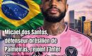 Inter Miami CF a officialisé l’arrivée du 𝘥𝘦́𝘧𝘦𝘯𝘴𝘦𝘶𝘳 𝘤𝘦𝘯𝘵𝘳𝘢𝘭 𝘣𝘳𝘦́𝘴𝘪𝘭𝘪𝘦𝘯 Micael dos Santos sous la forme d’un 𝘱𝘳𝘦̂𝘵 en provenance de SE Palmeiras