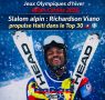 𝗝𝗲𝘂𝘅 𝗼𝗹𝘆𝗺𝗽𝗶𝗾𝘂𝗲𝘀 𝗱’𝗵𝗶𝘃𝗲𝗿 𝟮𝟬𝟮𝟲 :Slalom Alpin:Richardson Viano propulse Haiti dans le top 30