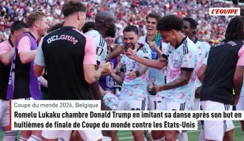 La danse de Donald Trump moquée par Romelu Lukaku pour célébrer le quatrième but belge face aux États-Unis