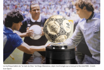 Plusieurs millions d&rsquo;euros: le ballon de « la main de Dieu » de Maradona vendu aux enchères pour une somme astronomique