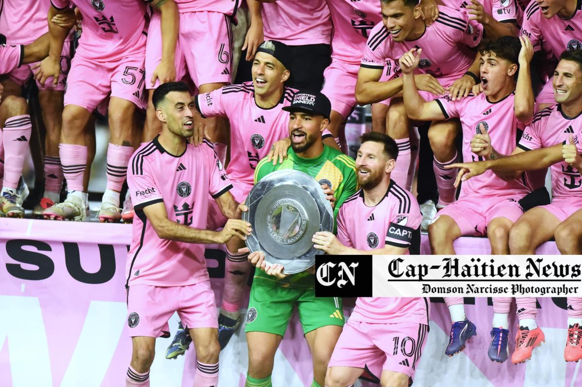 Messi et l'Inter Miami célèbrent le MLS Supporters' Shield