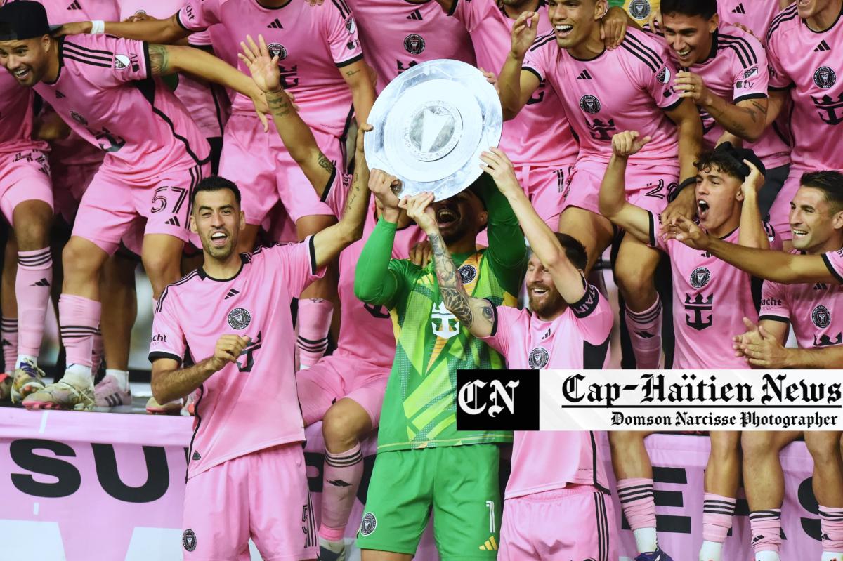 Messi et l'Inter Miami célèbrent le MLS Supporters' Shield